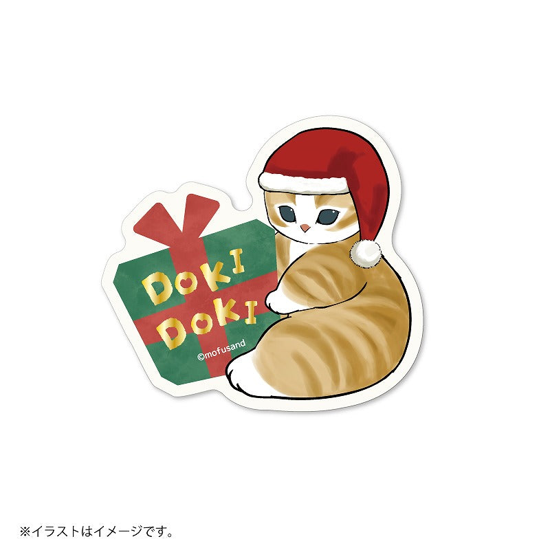mofusand 禮品貼紙（Doki Doki），可以應用於您的智能手機 mofusand スマホに貼れるサイズのギフトステッカー(DOKI DOKI)