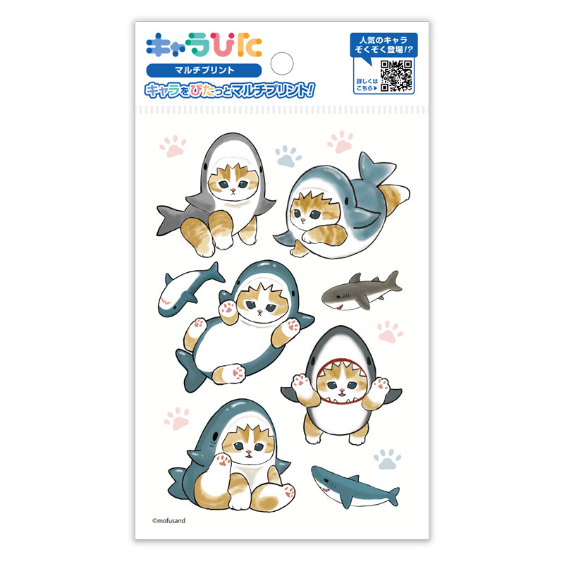 mofusand 角色Pita多打印紙①明信片1 mofusand キャラぴた マルチプリントシート①はがき1