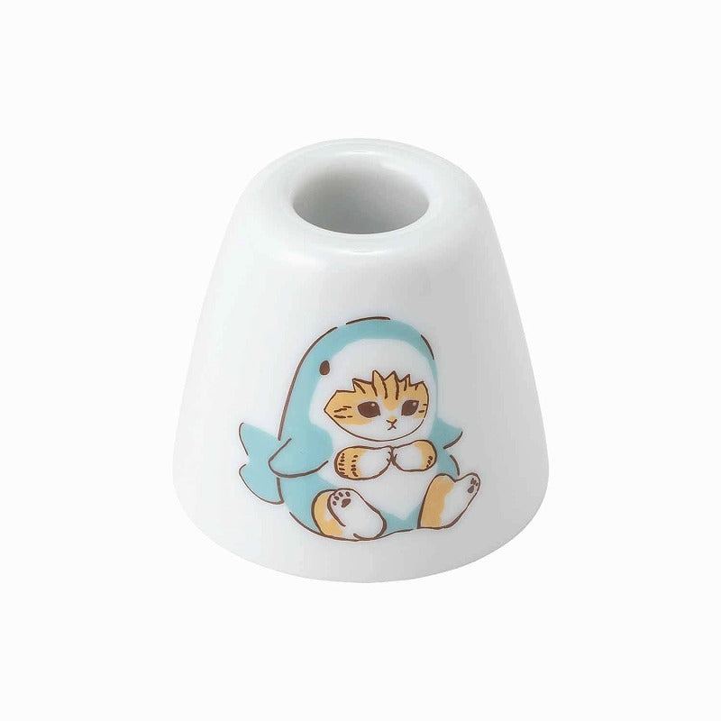 mofusand 筆和牙刷支架（鯊魚貓) mofusand ペン＆歯ブラシスタンド(サメにゃん)