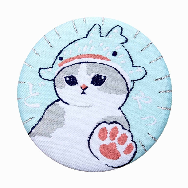 mofusand 雅加德編織徽章 mofusand ジャガード織缶バッジ(どやっ)