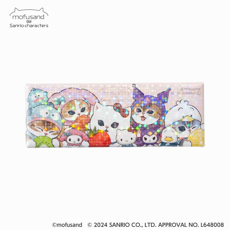 mofusand×三麗鷗 閃亮全息磁鐵迷你！ （穆吉大家，粉紅色） mofusand×サンリオキャラクターズ シャイニーホログラムマグネット・ミニ！(むぎゅっとみんな・ピンク)