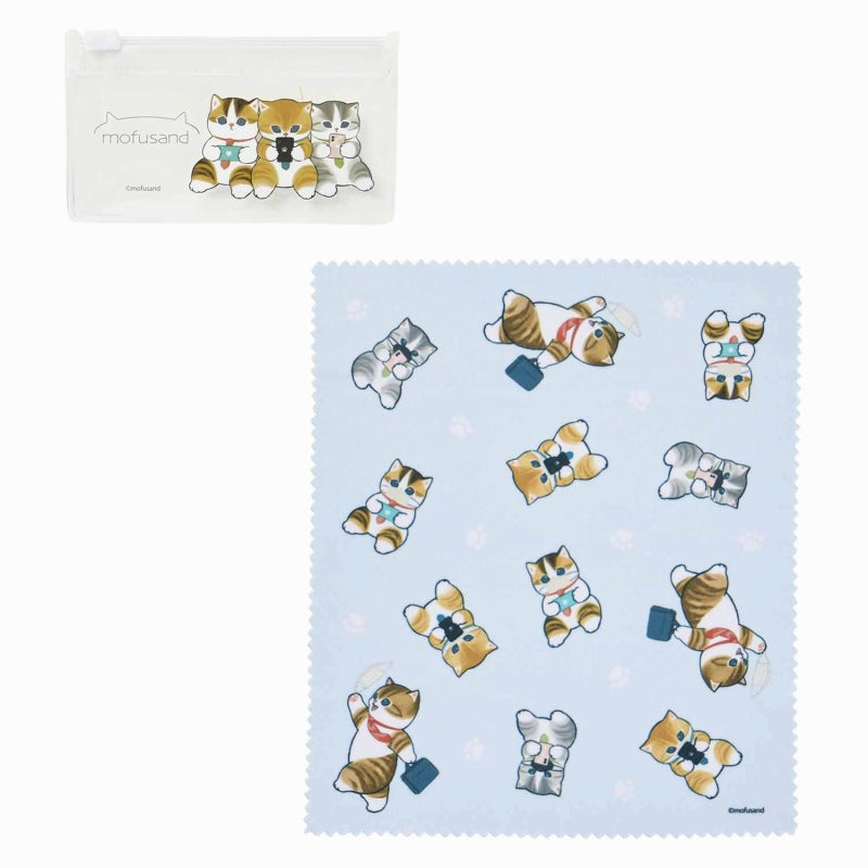 mofusand 工作！薪水也可以撒上眼鏡的多福羅斯 mofusand はたらく！サラリーにゃん メガネもふけるマルチクロス