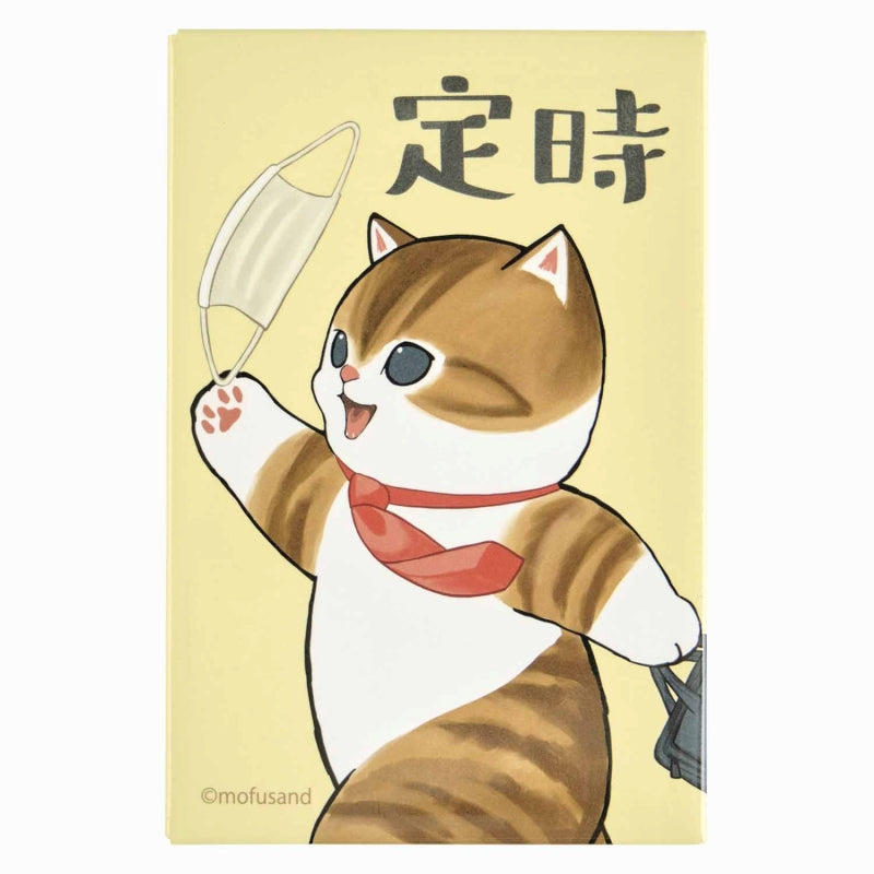 mofusand 工作！薪金Nyan方形磁鐵（常規） mofusand はたらく！サラリーにゃん スクエアマグネット(定時にゃん)