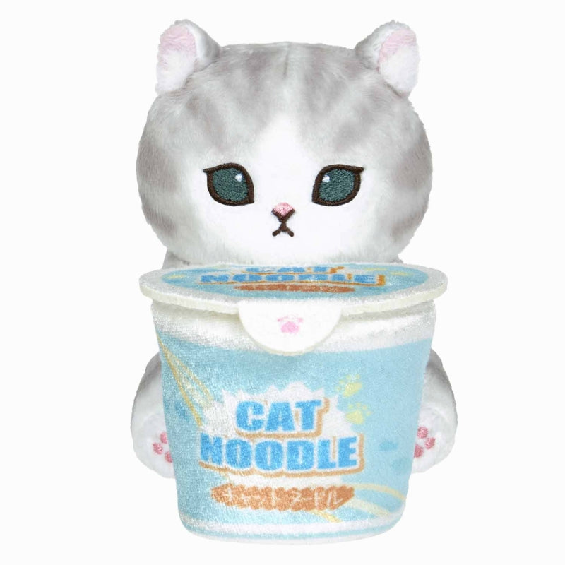 mofusand 工作！薪水持續的桌面掛鉤玩偶（杯麵） mofusand はたらく！サラリーにゃん にゃんこが見守るデスクトップひっかけぬいぐるみ(カップ麺)
