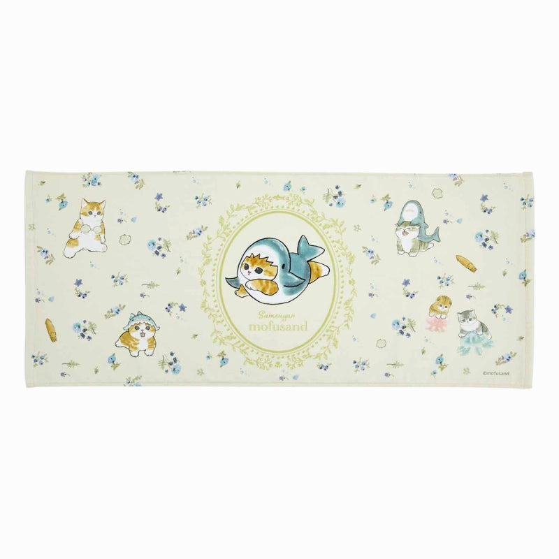mofusand mofumofu存放面部毛巾 mofusand もふもふストア フェイスタオル