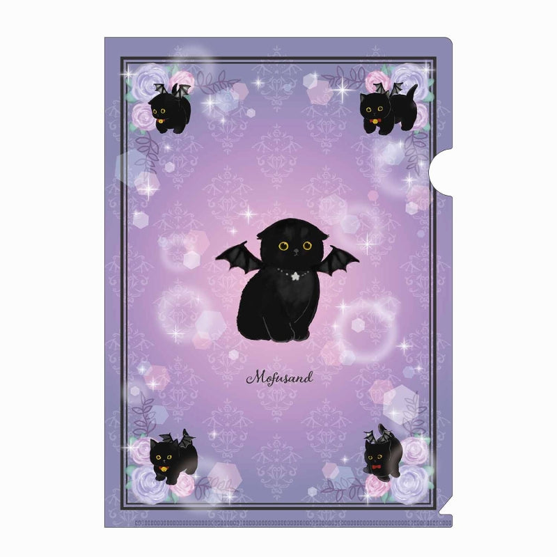 mofusand mofumofu存儲清除文件（Kuroneko） mofusand もふもふストア クリアファイル(くろねこ)