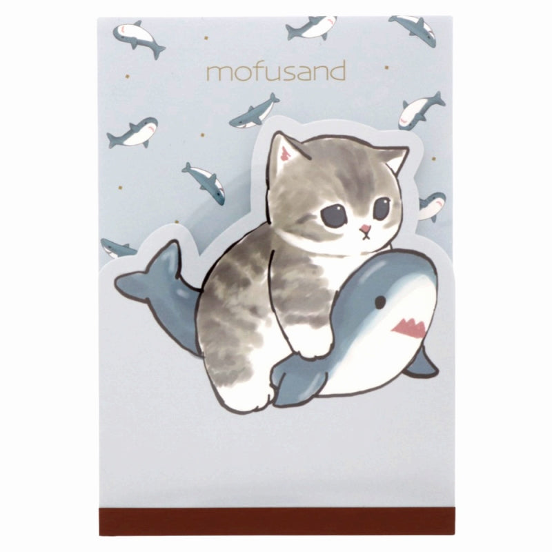 mofusand Daikut Memo A6（鯊魚貓) mofusand ダイカットメモA6(サメにゃん)