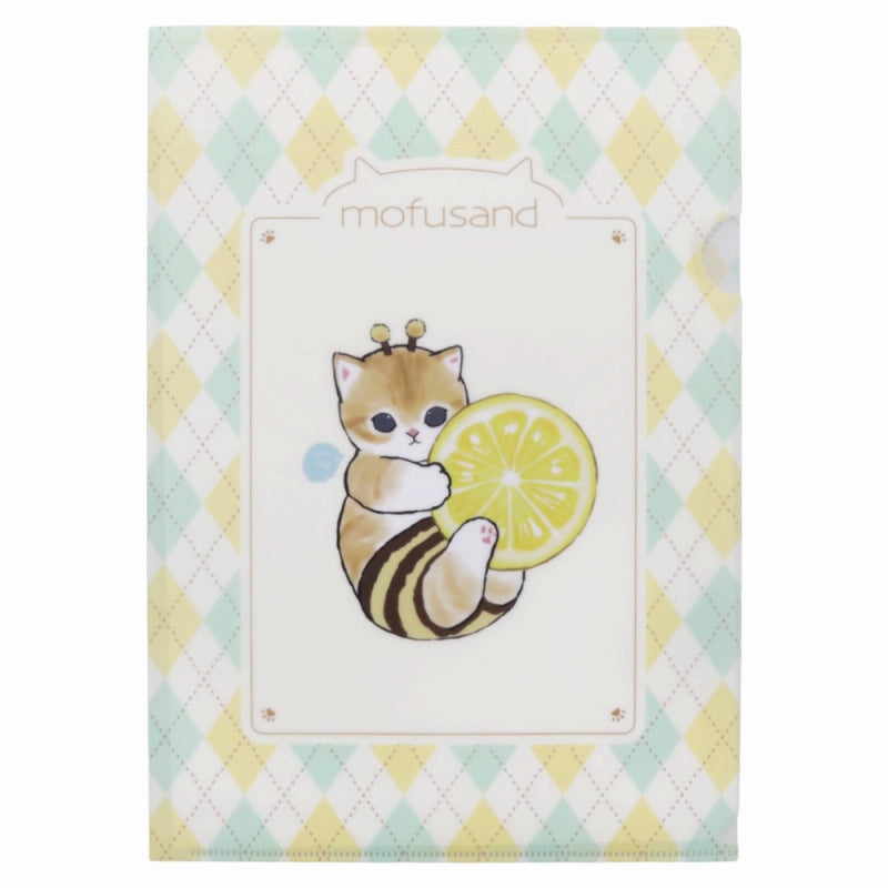 mofusand 清除文件A4（Bee Nyan） mofusand クリアファイルA4(ハチにゃん)