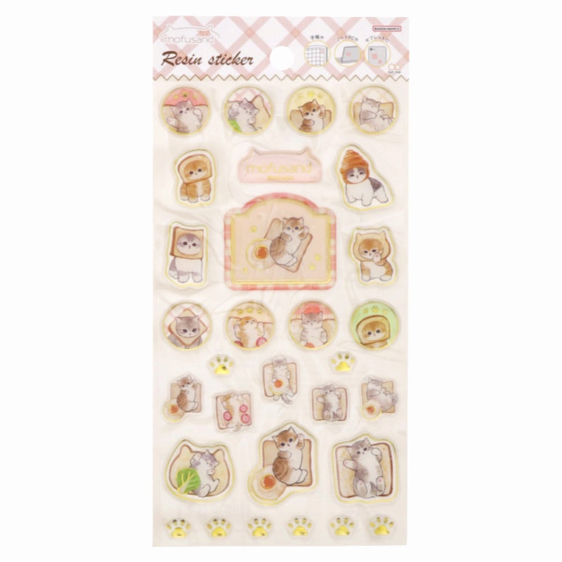 mofusand 樹脂密封（麵包） mofusand レジンシール(パン)