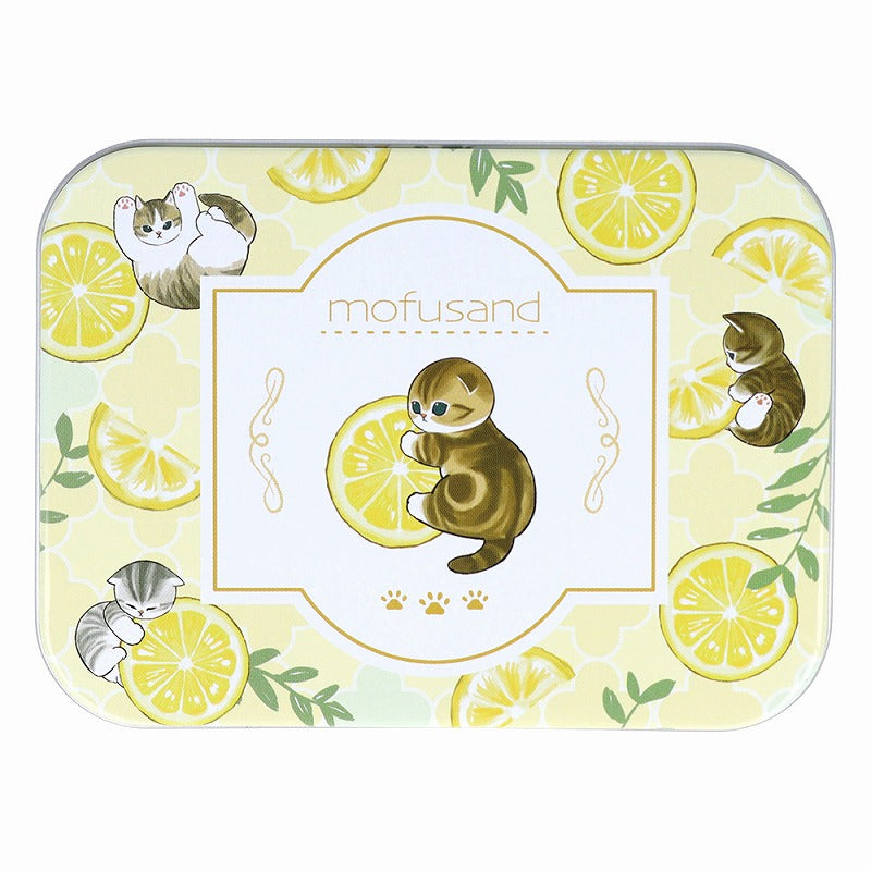 mofusand 帶罐頭的罐子（檸檬茶） mofusand 缶入りメモ(レモンティー)