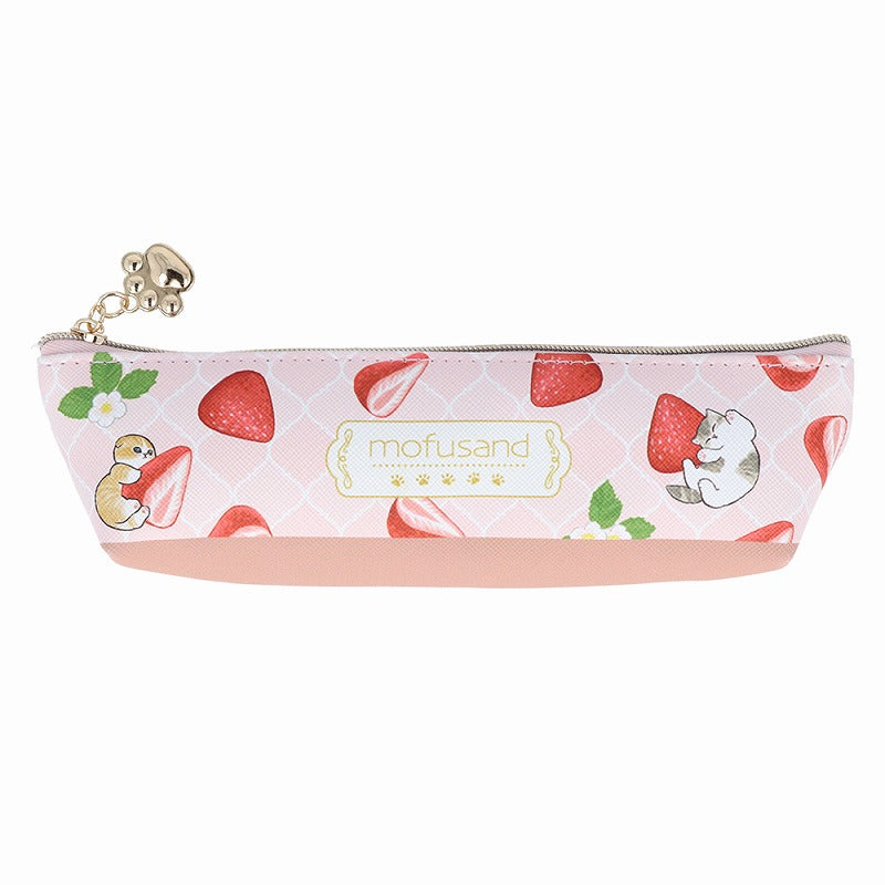 mofusand Slimpen Case（草莓茶） mofusand スリムペンケース(ストロベリーティー)