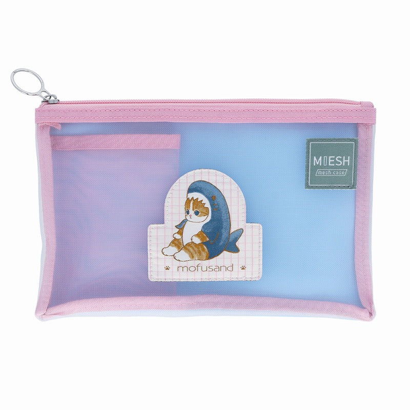 mofusand 網狀案Miesh B6（鯊魚貓) mofusand メッシュケース MIESH B6(サメにゃん)