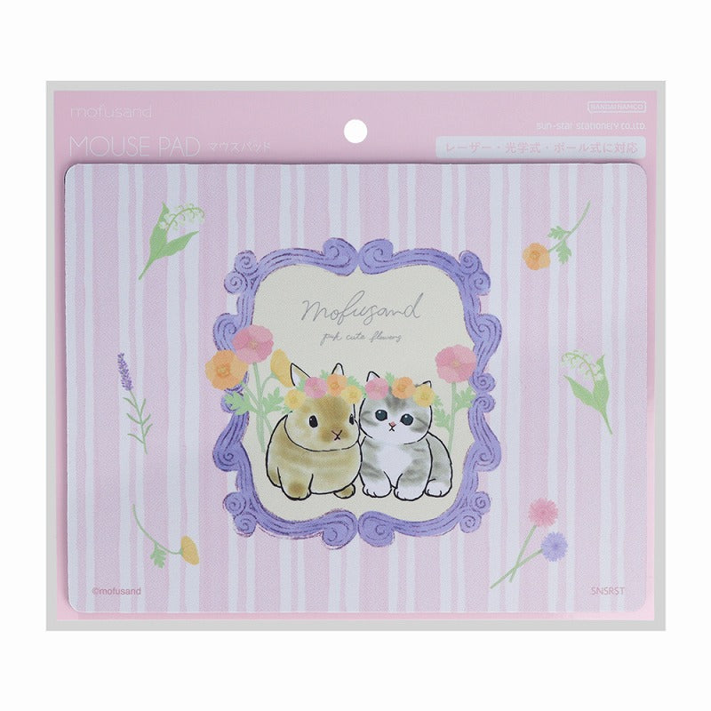 mofusand 鼠標墊（粉紅色） mofusand マウスパッド(ピンク)