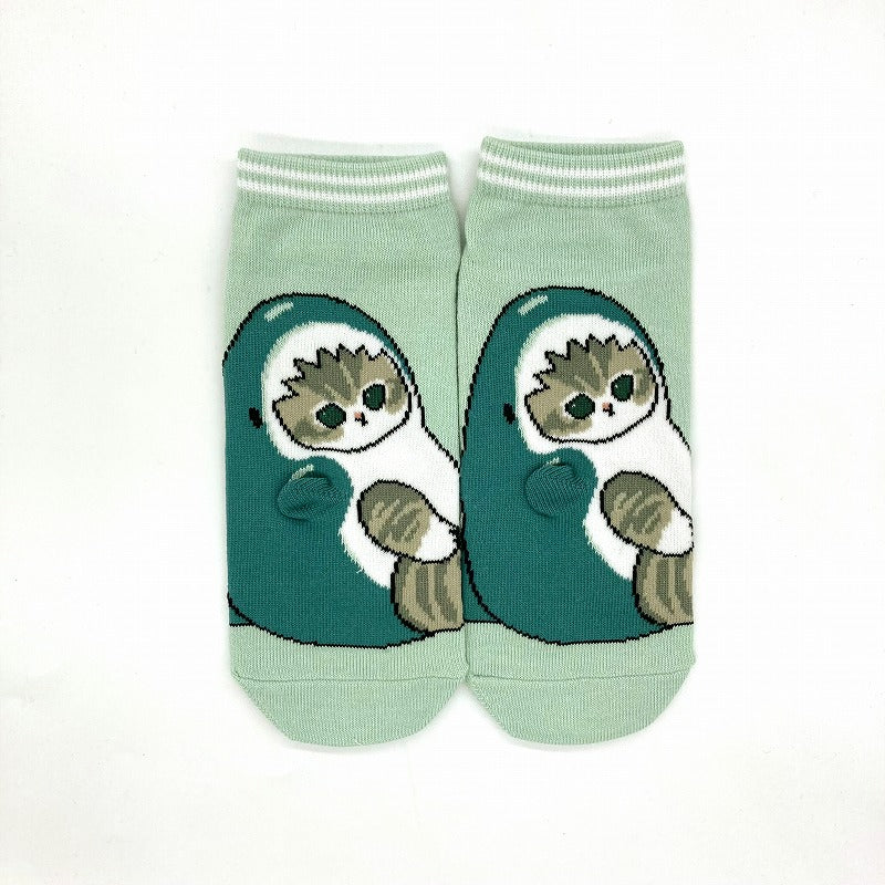 mofusand 帶突出的前襪（鯊魚） mofusand 突起付フロントソックス(サメ)