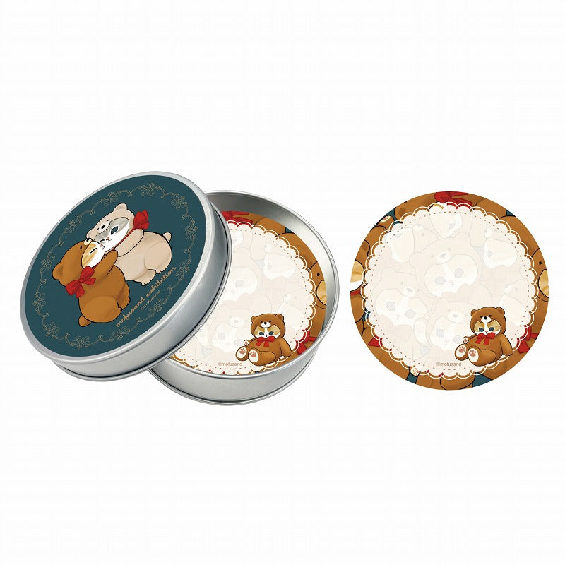 mofusand展覽茶風格的罐頭① mofusand展 紅茶風缶入りメモ①