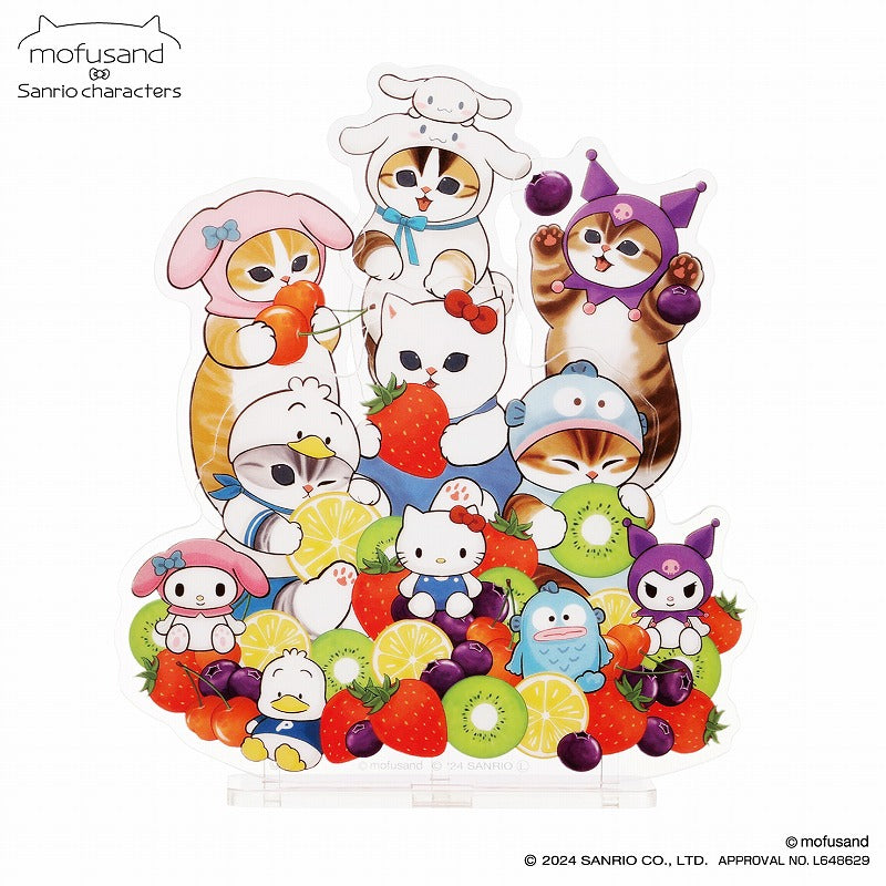 mofusand×三麗鷗 2way pickrill站立 mofusand×サンリオキャラクターズ 2WAYピックリルスタンドA