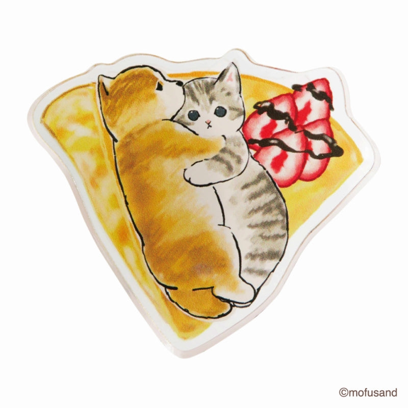 mofusand 丙烯酸夾 mofusand アクリルクリップ(くれーぷ)