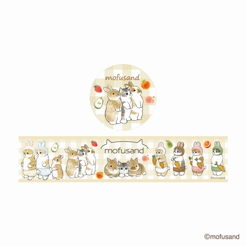 mofusand Yojo膠帶（兔兔） mofusand YOJOテープ(うさぎ)