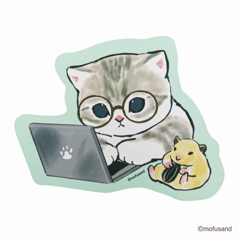 mofusand 模擬鼠標墊（PC） mofusand ダイカットマウスパッド(ぱそこん)