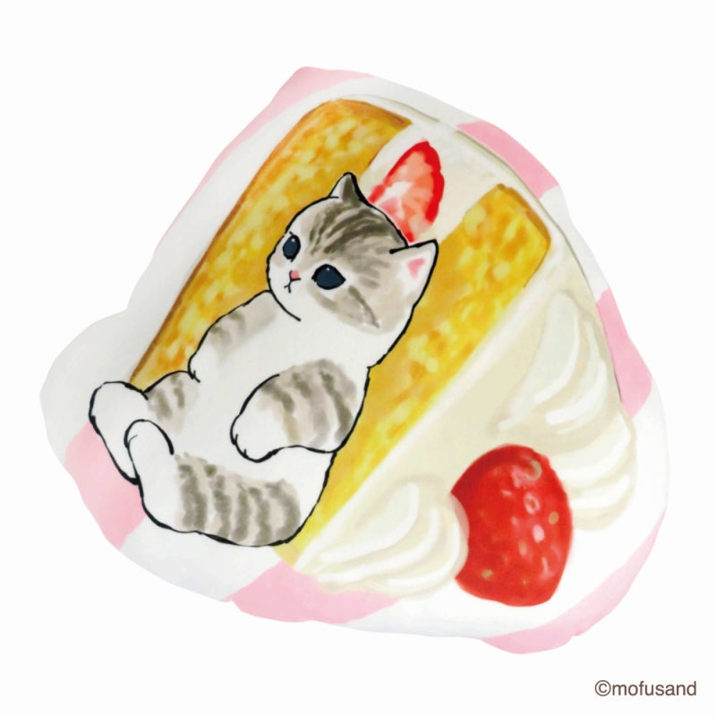 mofusand 模切的墊子 mofusand ダイカットもっちりクッション(けーき)