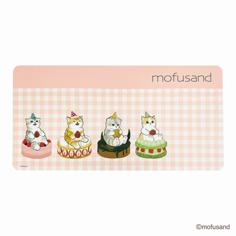 mofusand 桌墊 mofusand デスクマット(すいーつ)
