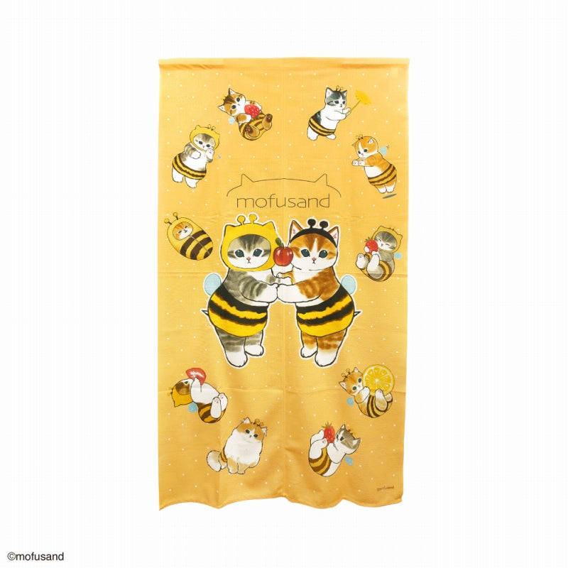 mofusand 善意（hachi） mofusand のれん(はち)