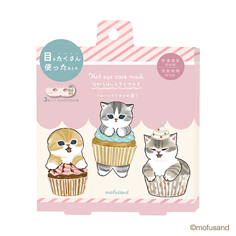 mofusand 當熱眼膜3p mofusand ながら温アイマスク3P(すいーつ)