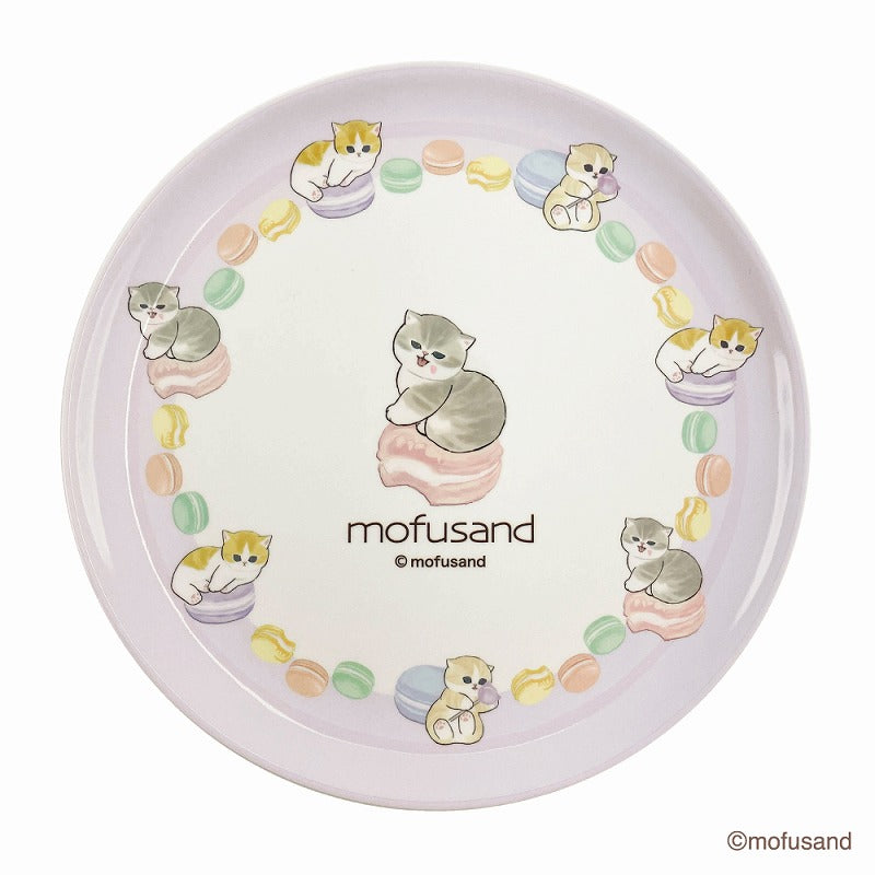 mofusand 三聚氰胺板（Makaron） mofusand メラミンプレート(まかろん)