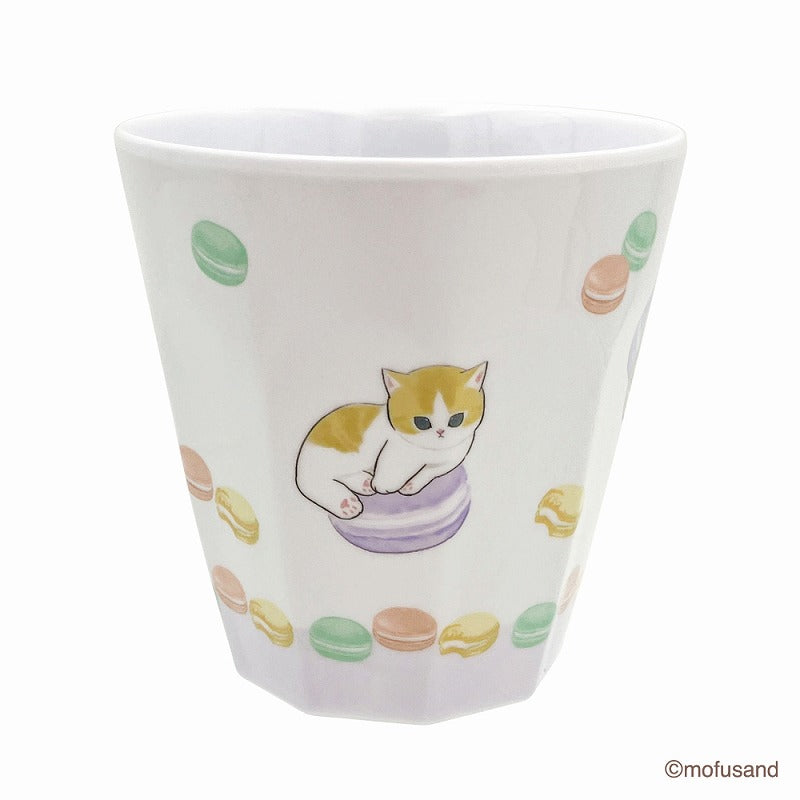 mofusand 三聚氰胺杯（馬卡倫） mofusand メラミンカップ(まかろん)