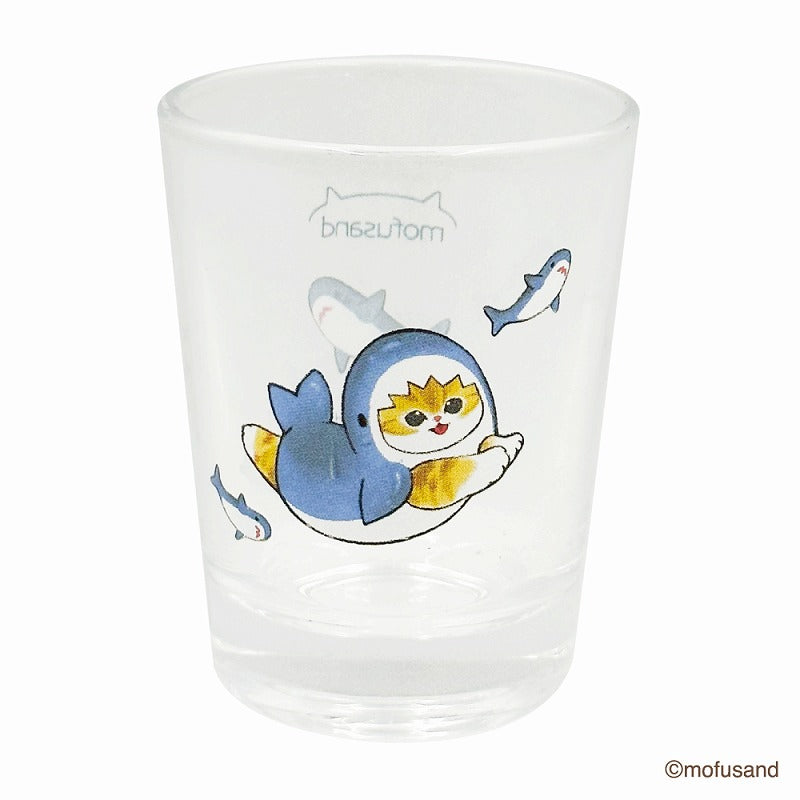 mofusand 迷你玻璃（相同） mofusand ミニグラス(さめ)