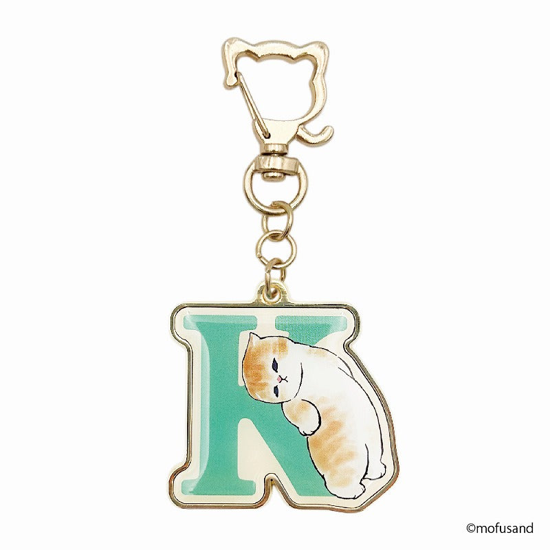 mofusand mofumofu存儲縮寫鑰匙圈 k mofusand もふもふストア イニシャルキーホルダー K