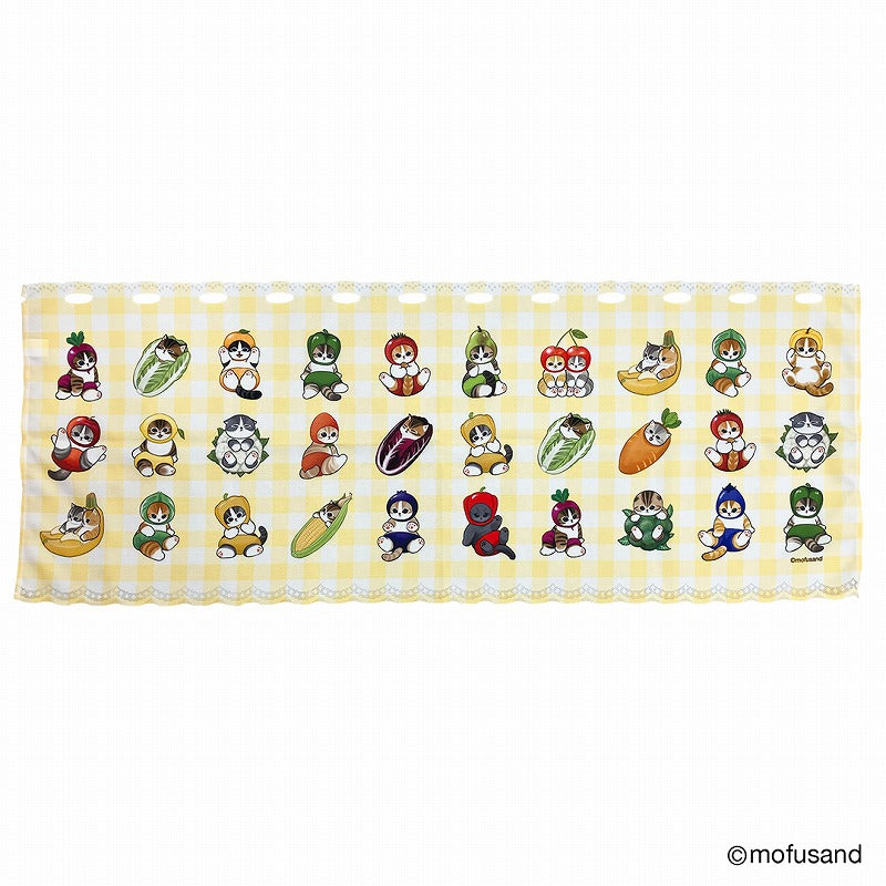 mofusand 毛絨市集 咖啡館的窗簾 mofusand もふもふマルシェ カフェカーテン