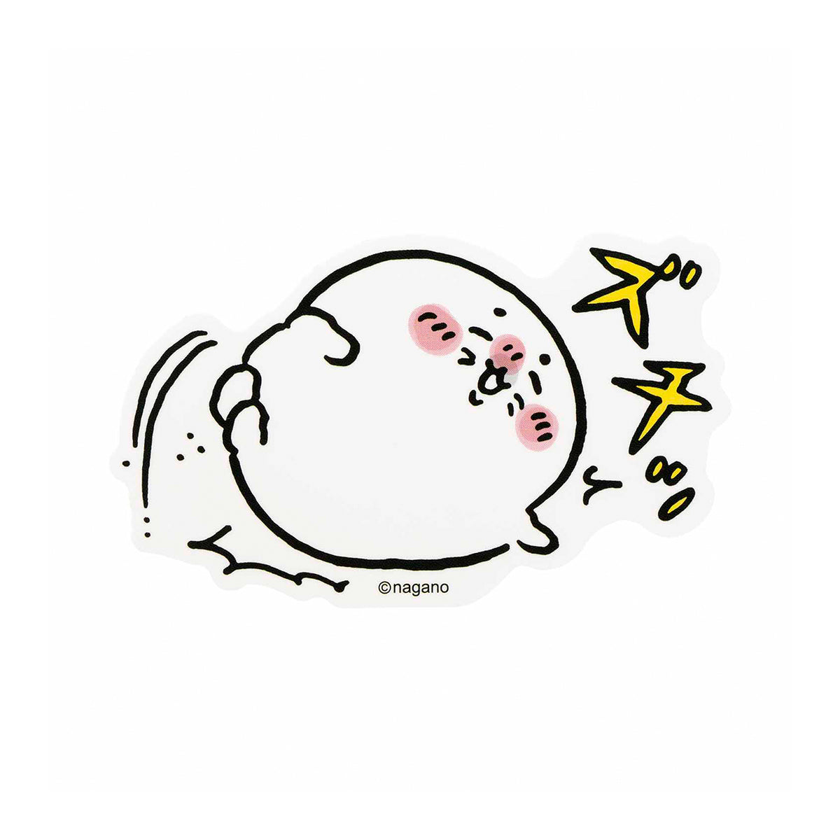 可以粘貼在長野字符智能手機上的大小貼紙（Azalashi Zutchi） ナガノキャラクターズ スマホに貼れるサイズのステッカー（アザラシ ズチッ）