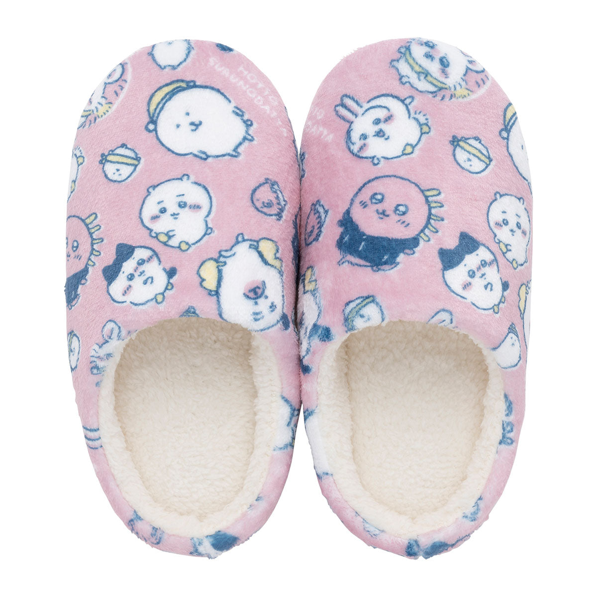 長野角色Waka大型房間鞋（粉紅色） ナガノキャラクターズ あったか大きめルームシューズ（ピンク）