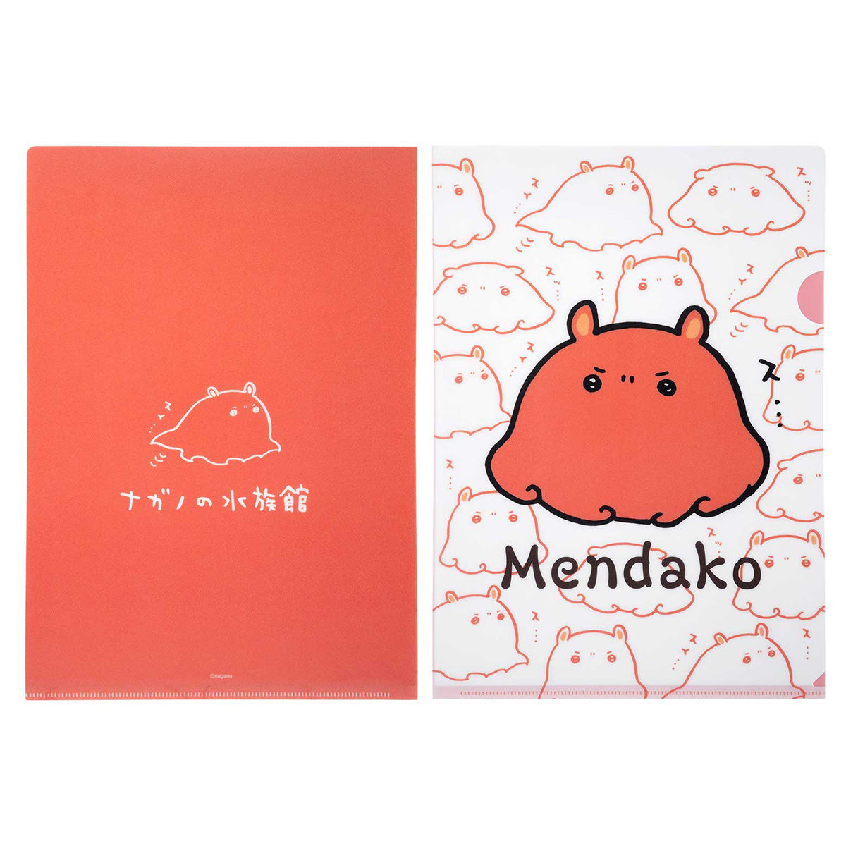 長野字符長野水族館清除文件（門達科） ナガノキャラクターズ ナガノの水族館 クリアファイル（メンダコ）