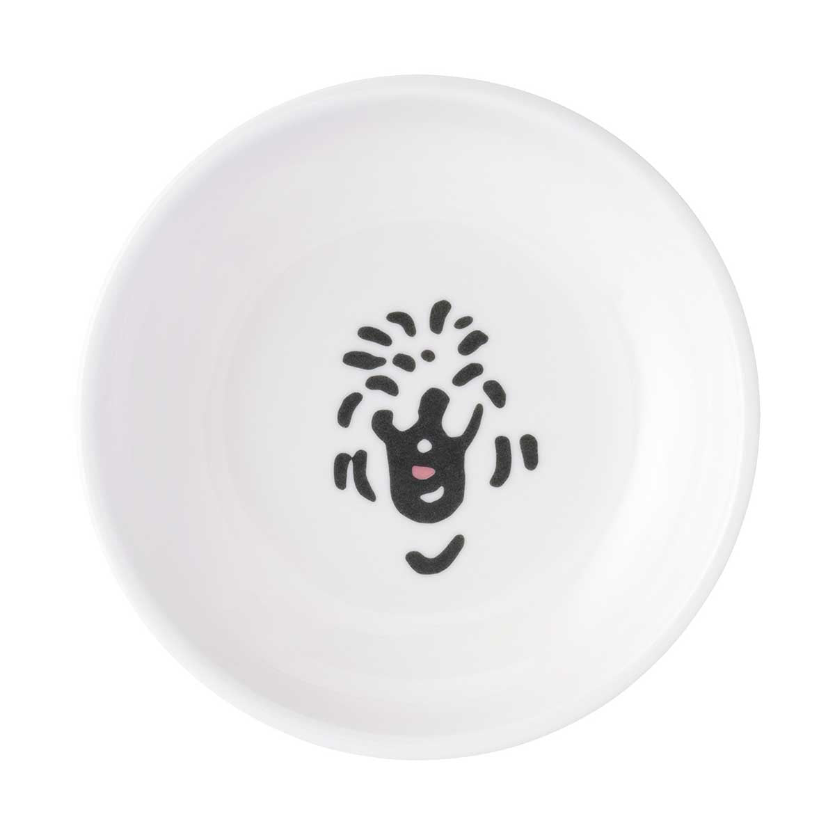 長野角色黑色素馬扎魯（Mukatsuku） ナガノキャラクターズ メラミンまめざら（ムカツク）