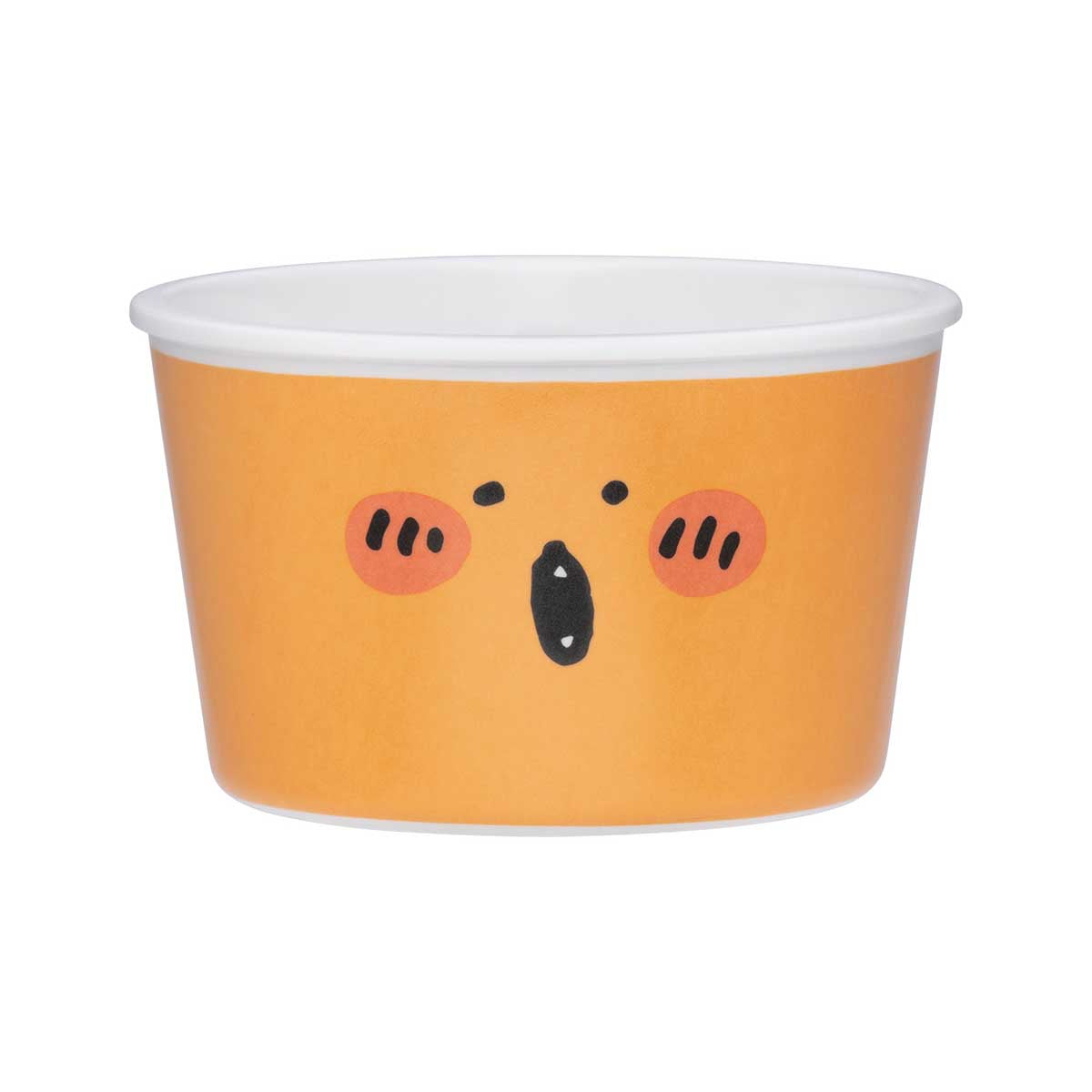 長野角色三聚氰胺碗（鼴鼠炸丸子） ナガノキャラクターズ メラミンボウル（もぐらコロッケ）