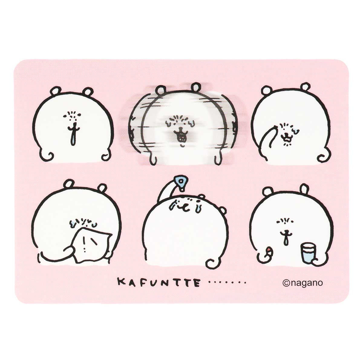 可以粘貼在長野字符智能手機上的大小貼紙（kafuntte …） ナガノキャラクターズ スマホに貼れるサイズのステッカー（KAFUNTTE・・・）