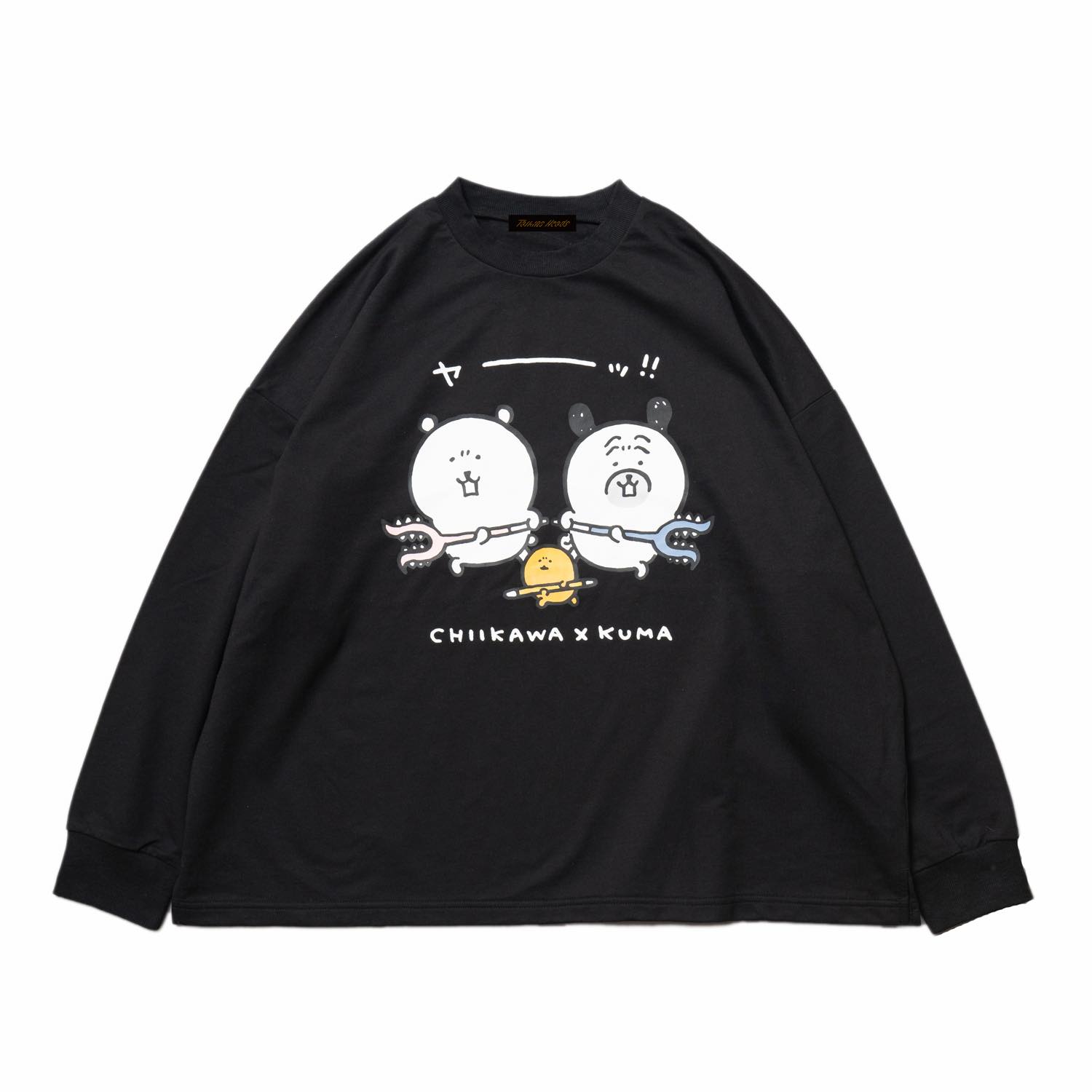 長野市場大型輪廓汗水征服黑色 ナガノマーケット ビックシルエットスウェット 討伐 ブラック