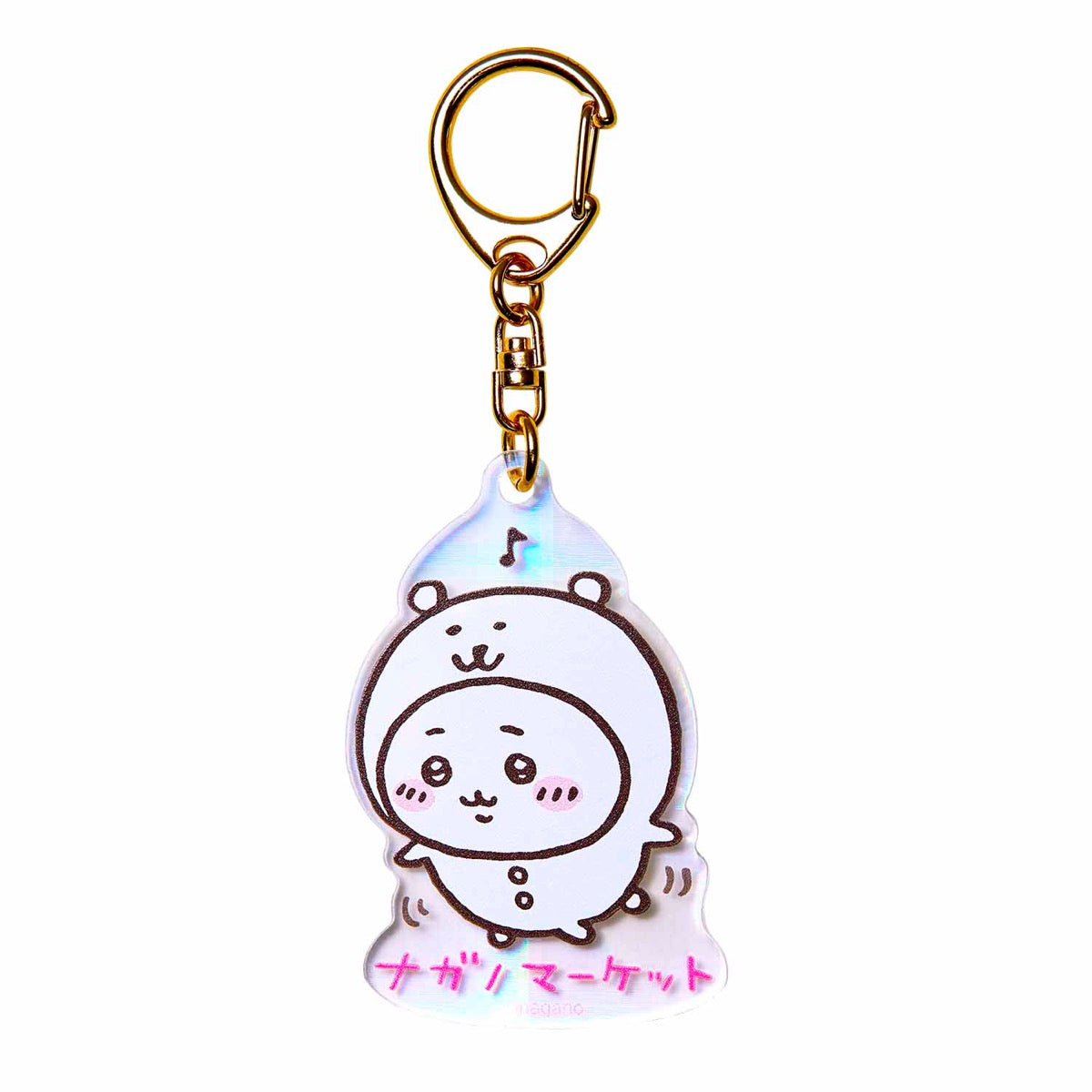 長野市場全息圖丙烯酸鑰匙圈（吉伊卡哇） ナガノマーケット ホログラムアクリルキーホルダー（ちいかわ）