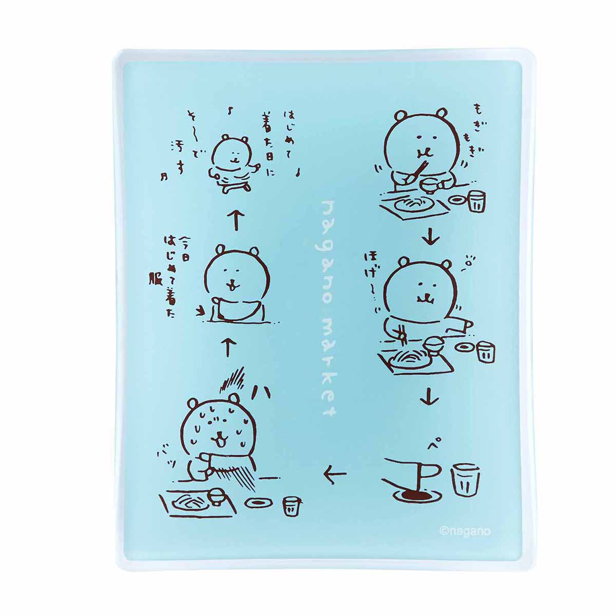 長野市場玻璃碟（大豆臟） ナガノマーケット 長方形のガラス皿（そで汚す）