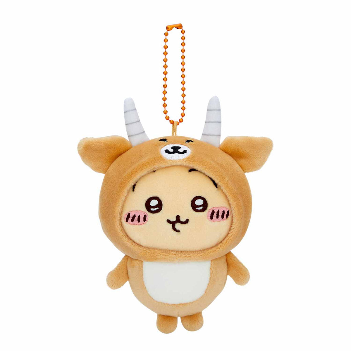 長野市場 早期黑斑羚被覆蓋兔子吊飾 ナガノマーケット 早インパラを被ったうさぎマスコット