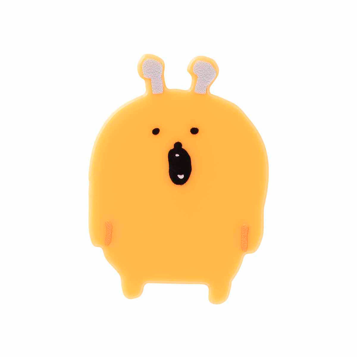 長野角色daikat丙烯酸徽章（鼴鼠炸丸子 外星人） ナガノキャラクターズ ダイカットアクリルバッジ（もぐらコロッケ 宇宙人）