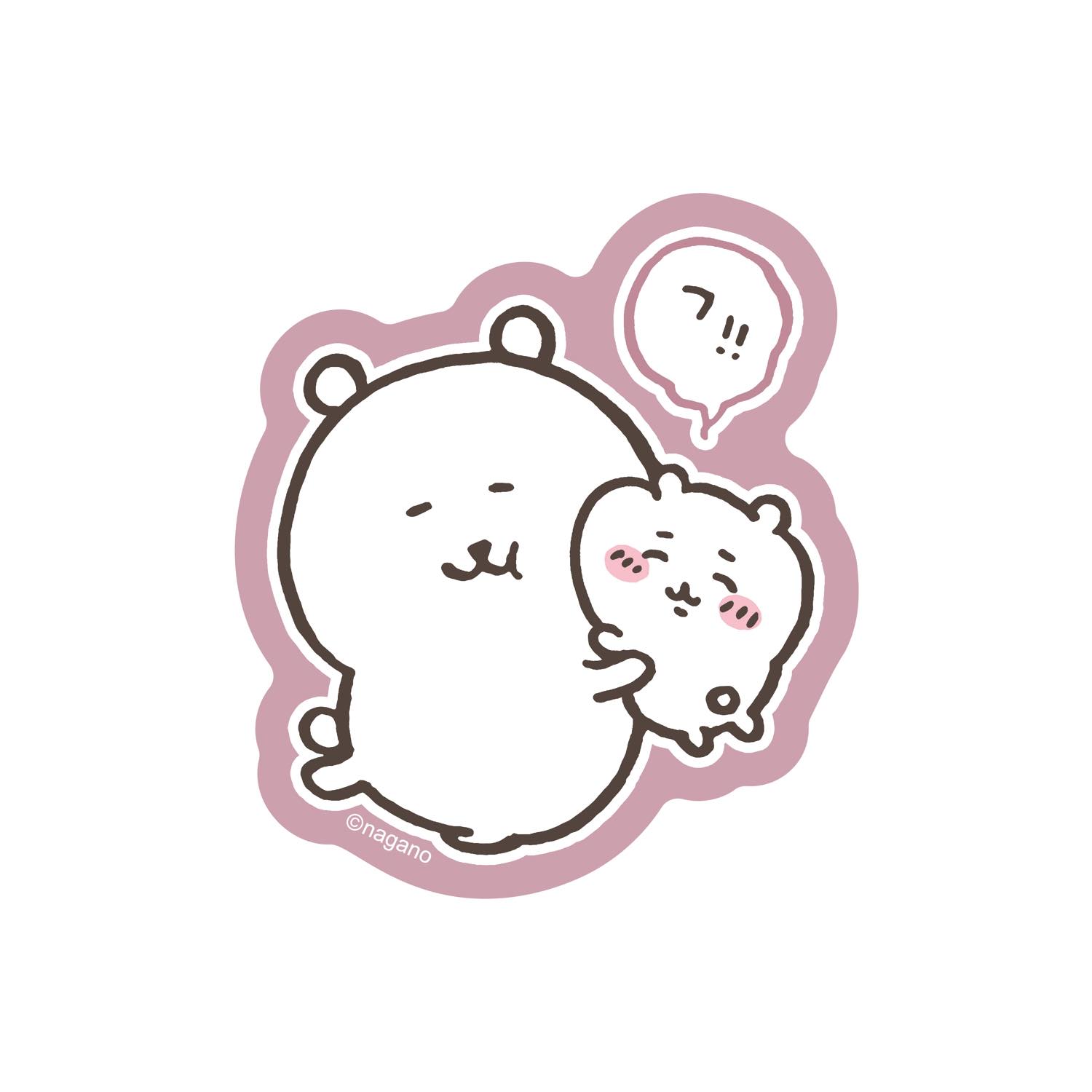 可以粘貼在長野字符智能手機上的大小貼紙 （吉伊卡哇tomoyoshi） ナガノキャラクターズ スマホに貼れるサイズのステッカー （ちいかわとなかよし）