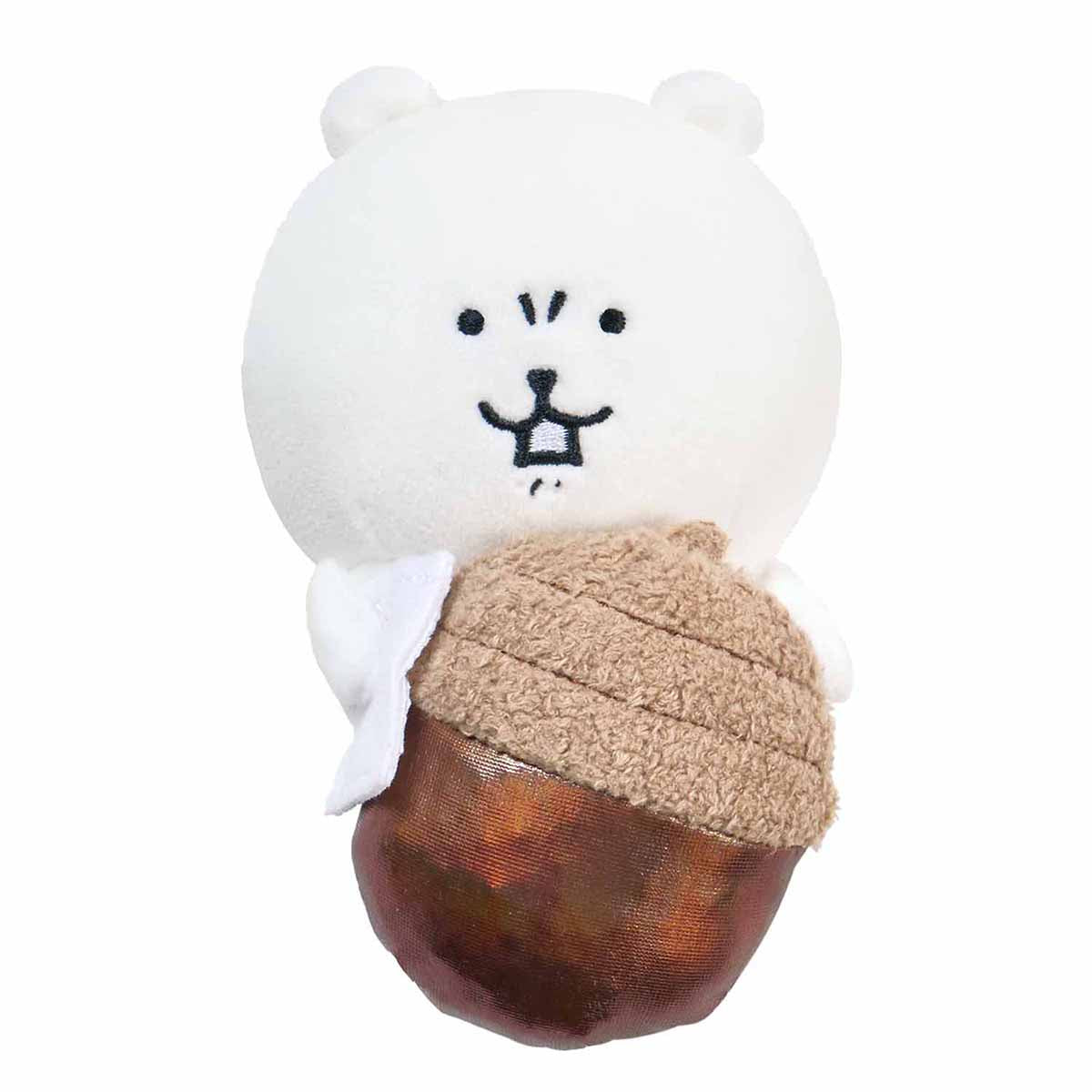 Ganagano角色的桌面要看玩偶（橡子DJ） ナガノキャラクターズ デスクトップから見守るひっかけぬいぐるみ（どんぐりDJ）