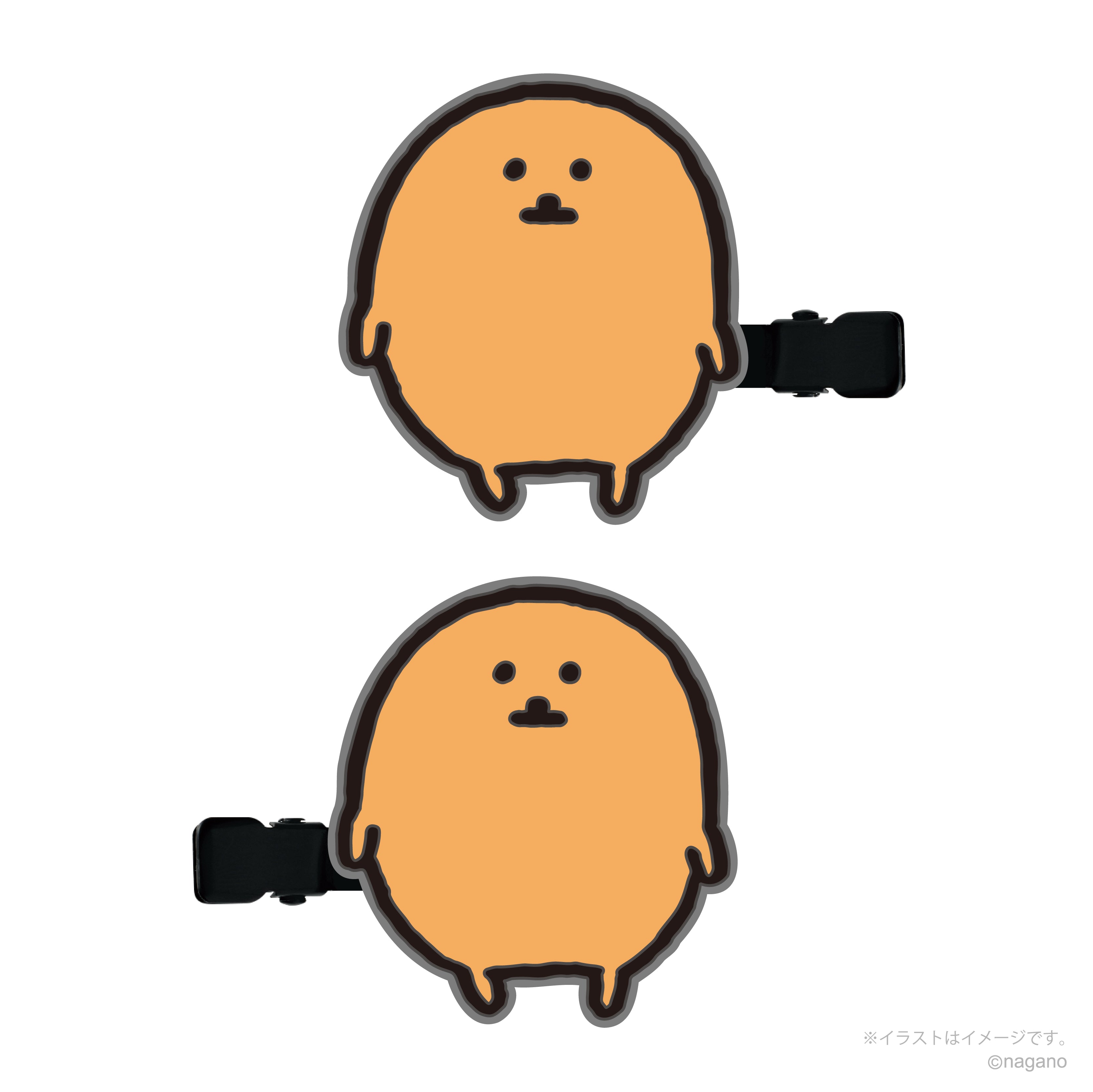 鼴鼠炸丸子 劉海剪輯 もぐらコロッケ 前髪クリップ