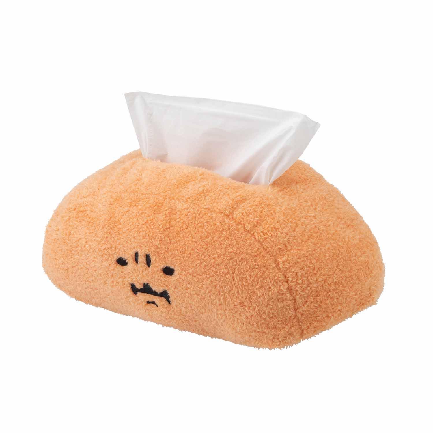 鼴鼠炸丸子 玩偶組織蓋 もぐらコロッケ ぬいぐるみティッシュカバー