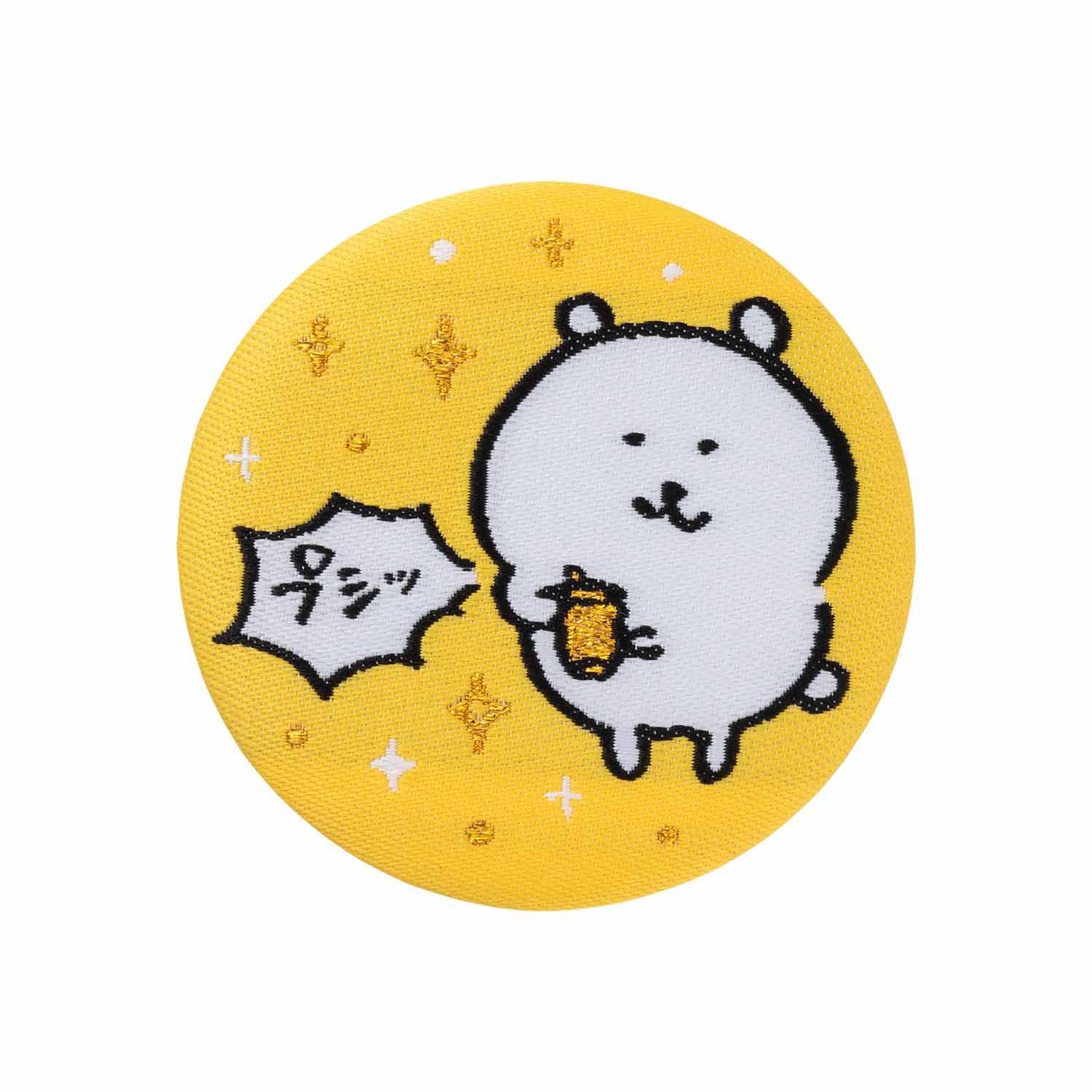 長野市場Jacquard編織徽章（泡沫） ナガノマーケット ジャガード織缶バッジ（発泡）