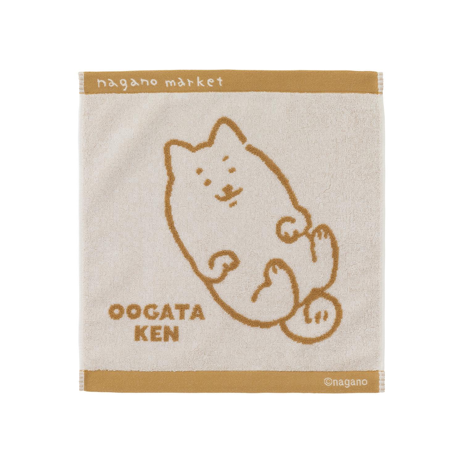 長野市場 – 彩色jacquard手毛巾（大狗） ナガノマーケット ワンカラージャガードハンドタオル（大型犬）