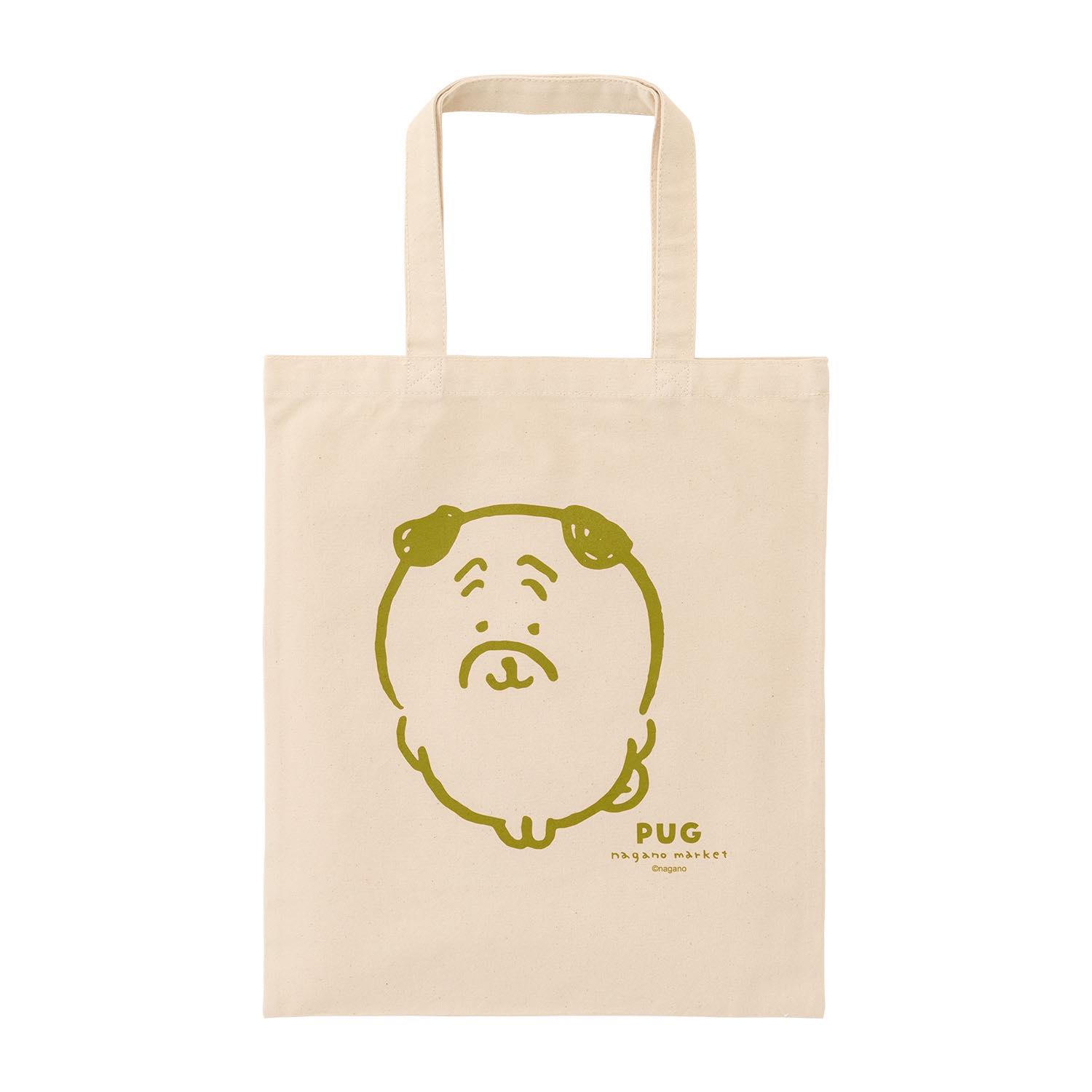 長野市場一個顏色扁平手提袋（帕格） ナガノマーケット ワンカラーフラットトート（パグ）